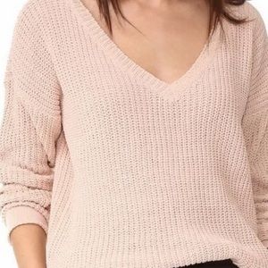 BB Dakota Blush Pink sweater, size L